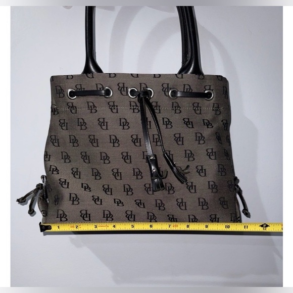 Dooney & Bourke Black and Brown Satchel - Picture 8 of 9